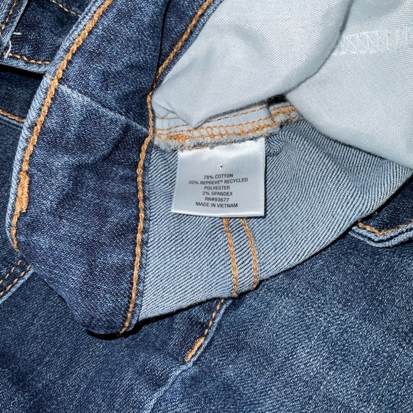 St. John's Bay Dark Blue Straight Leg Jeans 16W - Picture 4 of 6